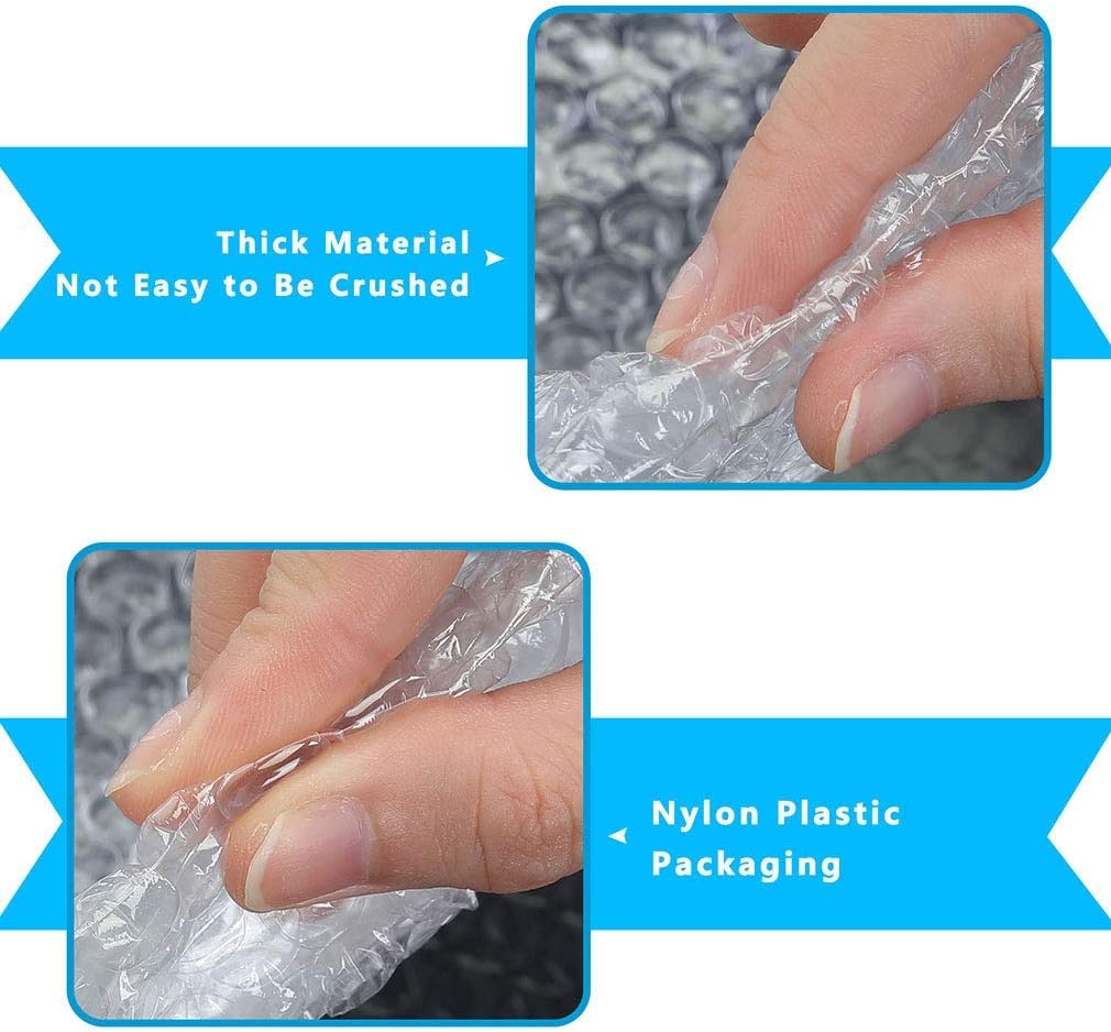 Willing Small Bubble Cushioning Wrap,Perforated Every 12 Inch,Anti-Static Bubble Roll,12 Inch×72 Feet,2 Packs.