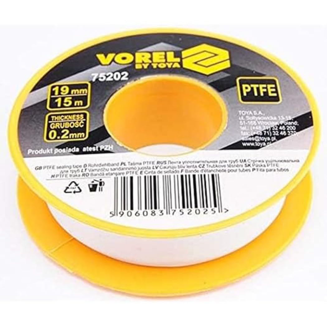 Fits YATO NARZ�DZIA 75202 PTFE TAPE 15Mx19MMx0.2MM  ⭐UK Stock⭐