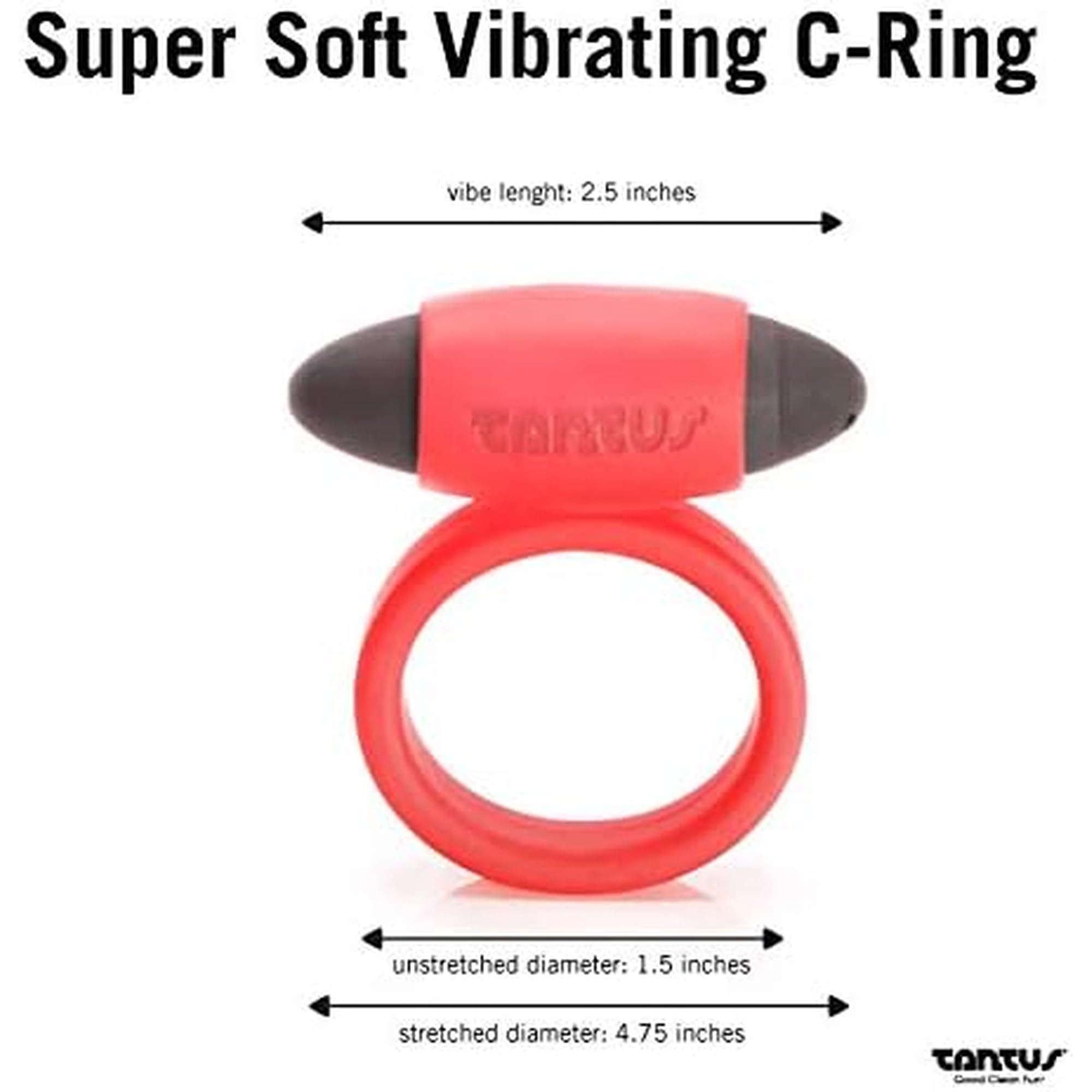 Amazon.com: Tantus Super Soft Vibrating Silicone C Ring Crimson Stretchy Cock  Ring for Men Couples Vibrator Beginner Friendly Stamina Support Erectile  Support Comfortable Fit Premium Body Safe Silicone : Health & Household