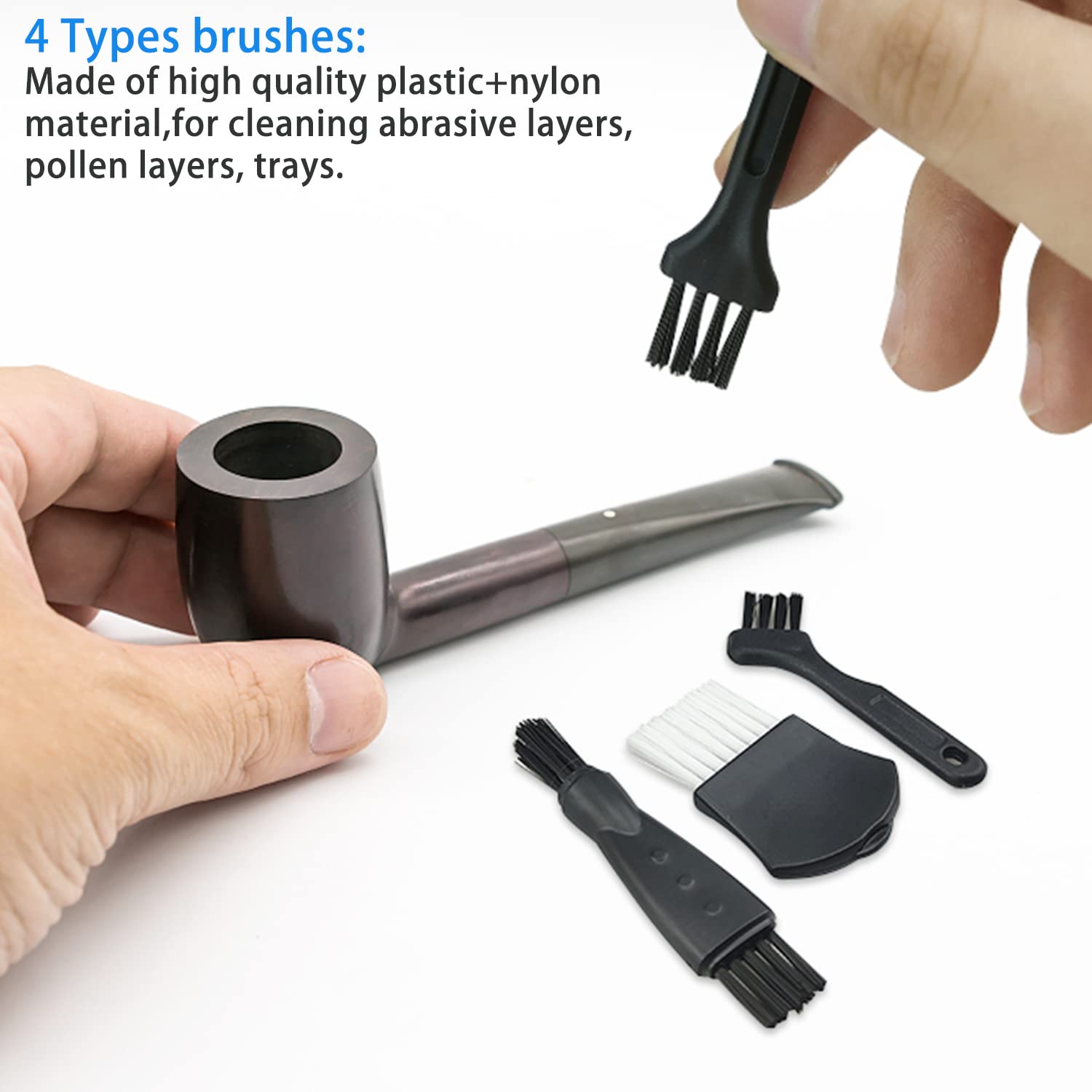 Kit Complet De Grattoirs à Pollen 40 Pièces - Brosses Nettoyage, Cuillères Métal, Boîtes Aluminium Et Rangement Pratique