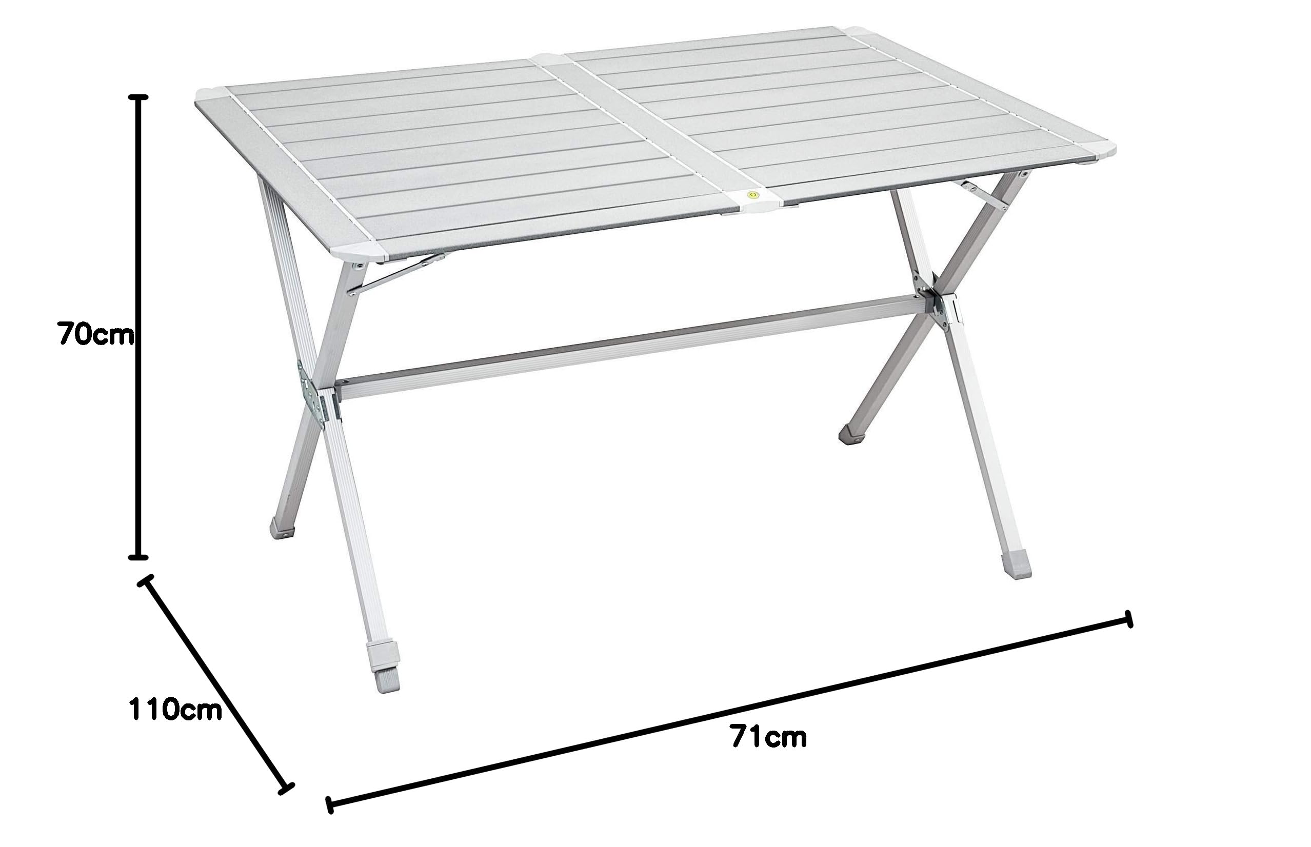 BRUNNER Stół kempingowy Silver Gapless Level 4