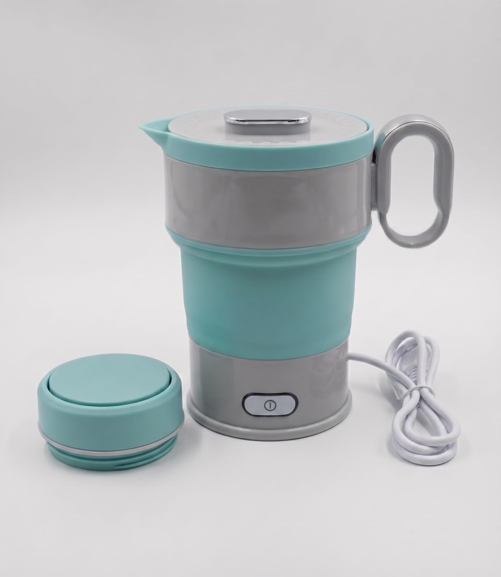 Silicone Foldable Electric Kettle 600ml for Travel & Camping | Collapsible Portable Water Boiler Tea Coffee Maker with Boil Dry Protection & Detachable Cord-picture-19