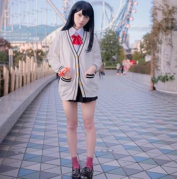 SSSS グリッドマン　宝多六花　制服　コスプレ衣装一式　ウィッグ込み Amazon.co.jp: [Picksoco] ウィッグ付き SSSS.GRIDMAN コスプレ