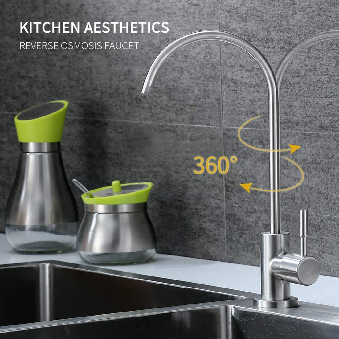 ALTON SUS52080 RO Water Filter Faucet - Brushed Nickel -3
