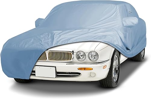 Miniatura 20 de iCarCover Funda de coche prémium para Jaguar XJ8 1998-2009, resistente, impermeable, para todo tipo de clima, ajuste personalizado, para interiores