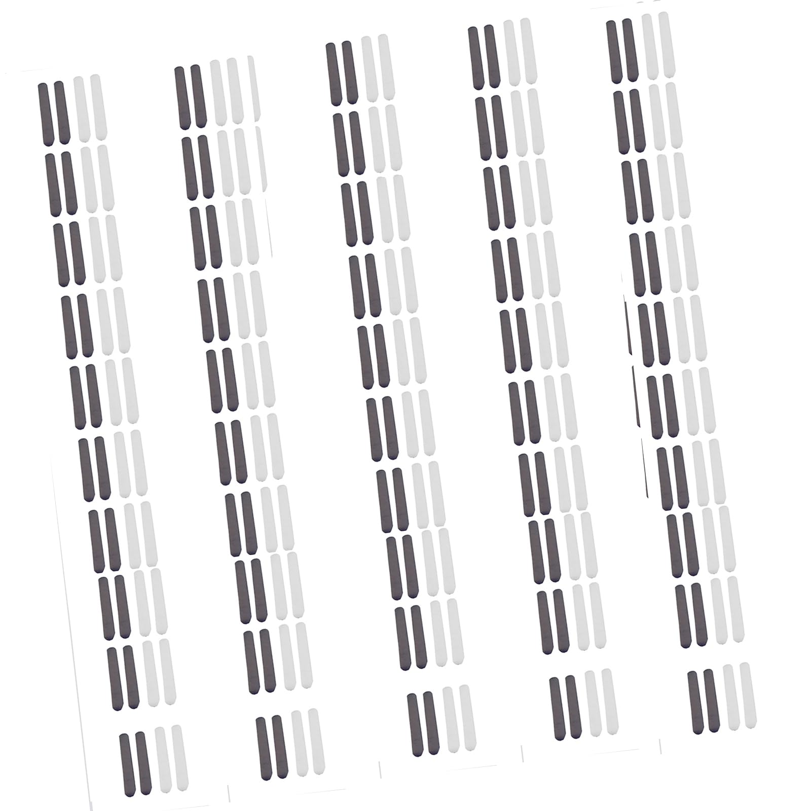 Mekalero 50Pcs Invisible Sweat Absorption Strips Hat Liners Sweatband Adhesive Forehead Strips for Running Caps Clothing Collars Hat Sweat Liners