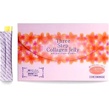 Amazon Co Jp きめやか美研 スリーステップコラーゲンゼリー 10g 30本入り約30日分3種のコラーゲンペプチド 180種以上の植物発酵エキス ビタミンc配合 ビューティー