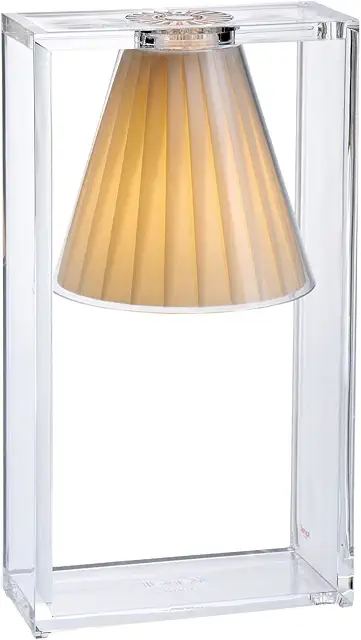 Kartell Lampa Light-Air Table in Crystal Clear/Beige - Modern Hanging Lamp