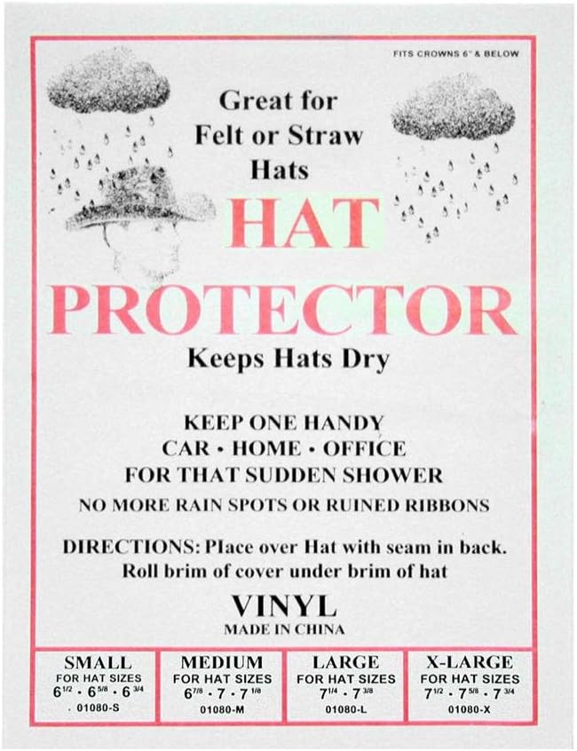 Cowboy Shop Hat Rain Protector
