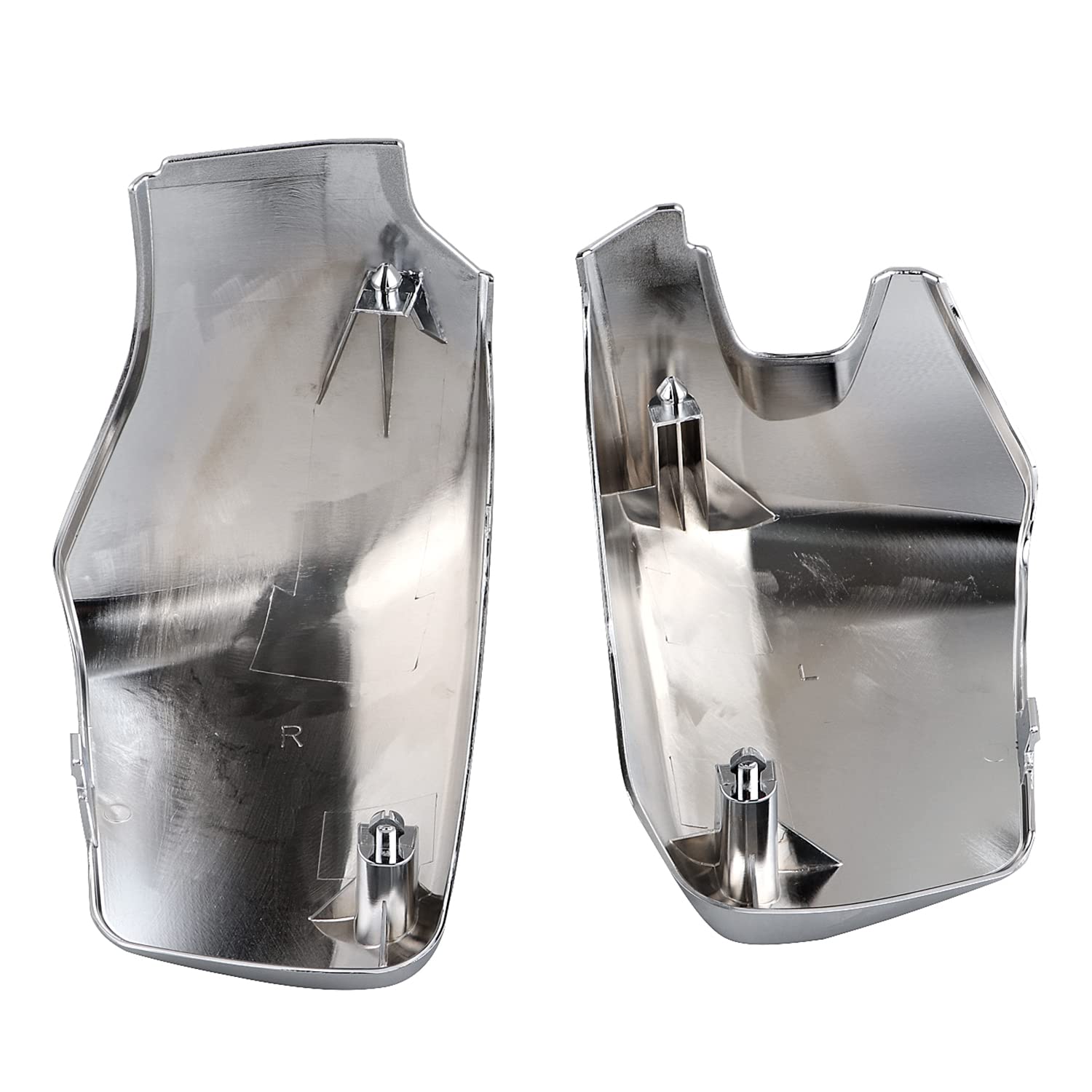 Moto Cromo Pannelli laterali della batteria Coperture carene Per H-onda Shadow ACE VT750 VT400 VT 400 750 2004-2013