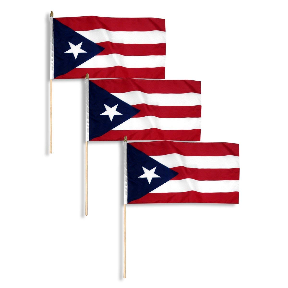 LP / M201-PR プエルトリコ国旗デザイン Amazon.com : Puerto Rico Flag 12 x 18 inch (3 PK) : Patio