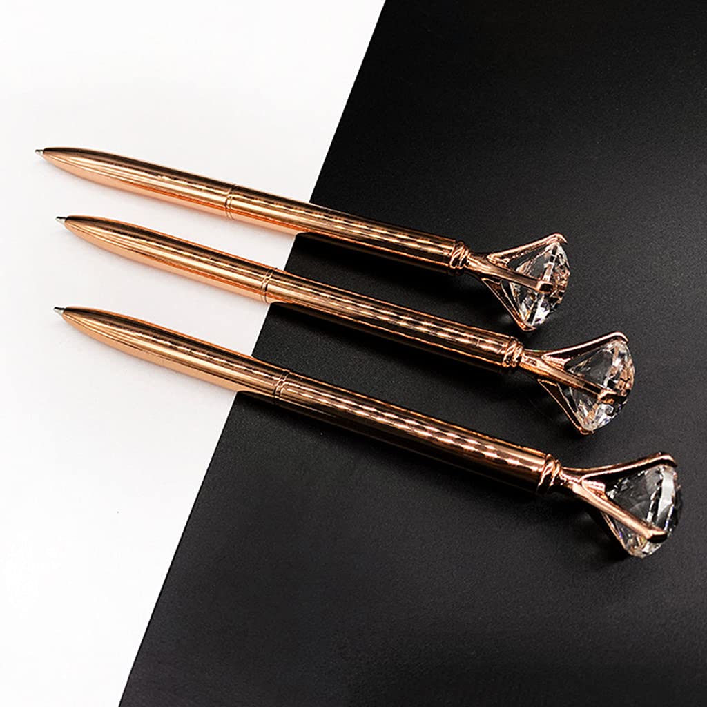 Stylish Big Metal Ballpoint Pen Smooth Writing Exquisite Ballpoint Pen Refillable for Office Women Men — view 5