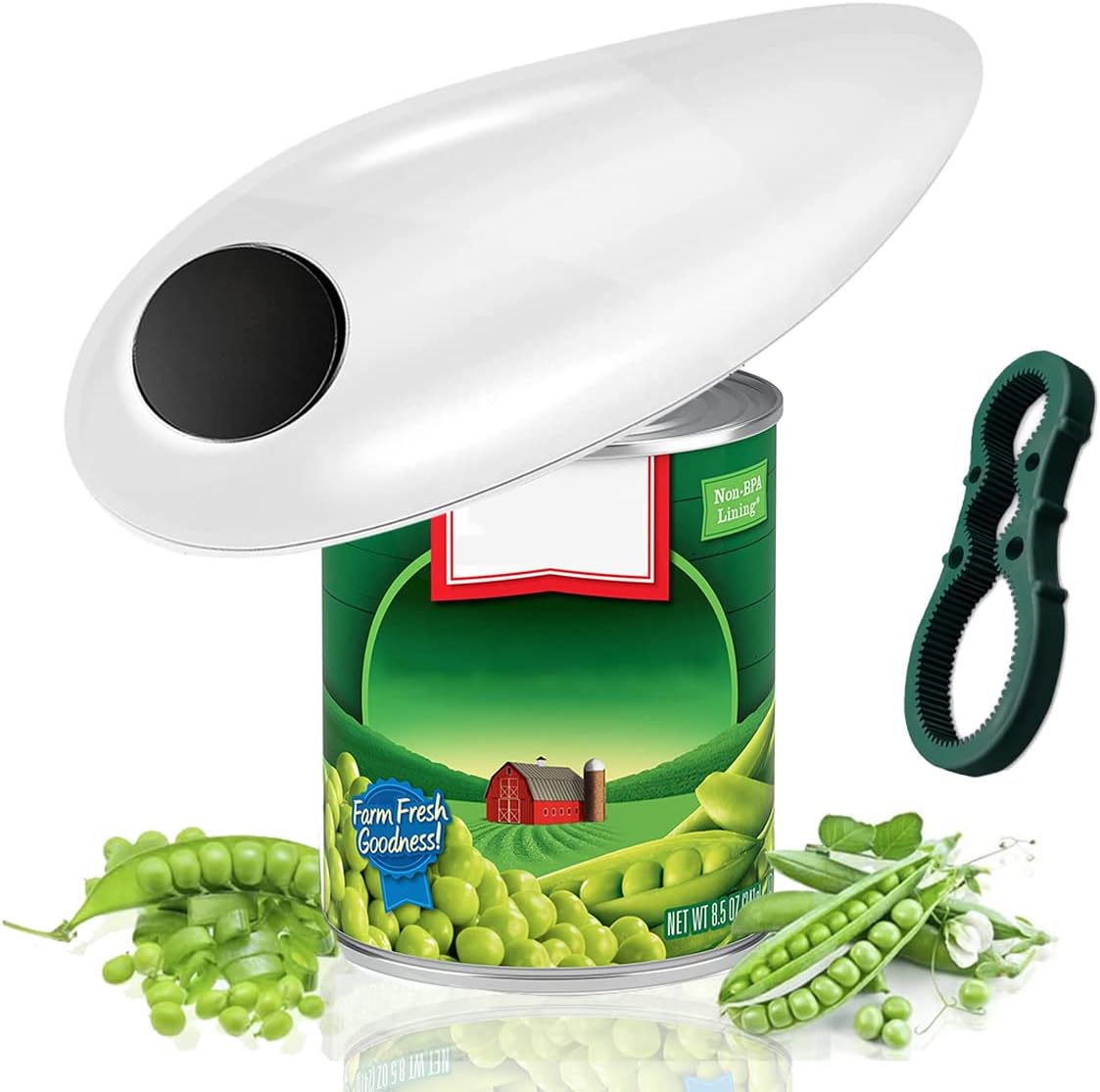Electric Can Opener,Open Your Cans with A Simple Push of
