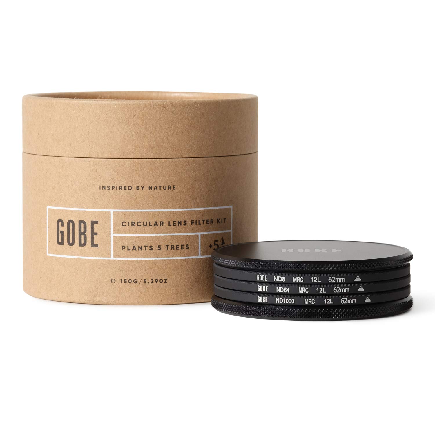 Gobe 67mm ND8, ND64, ND1000 Lens Filter Kit (1Peak)