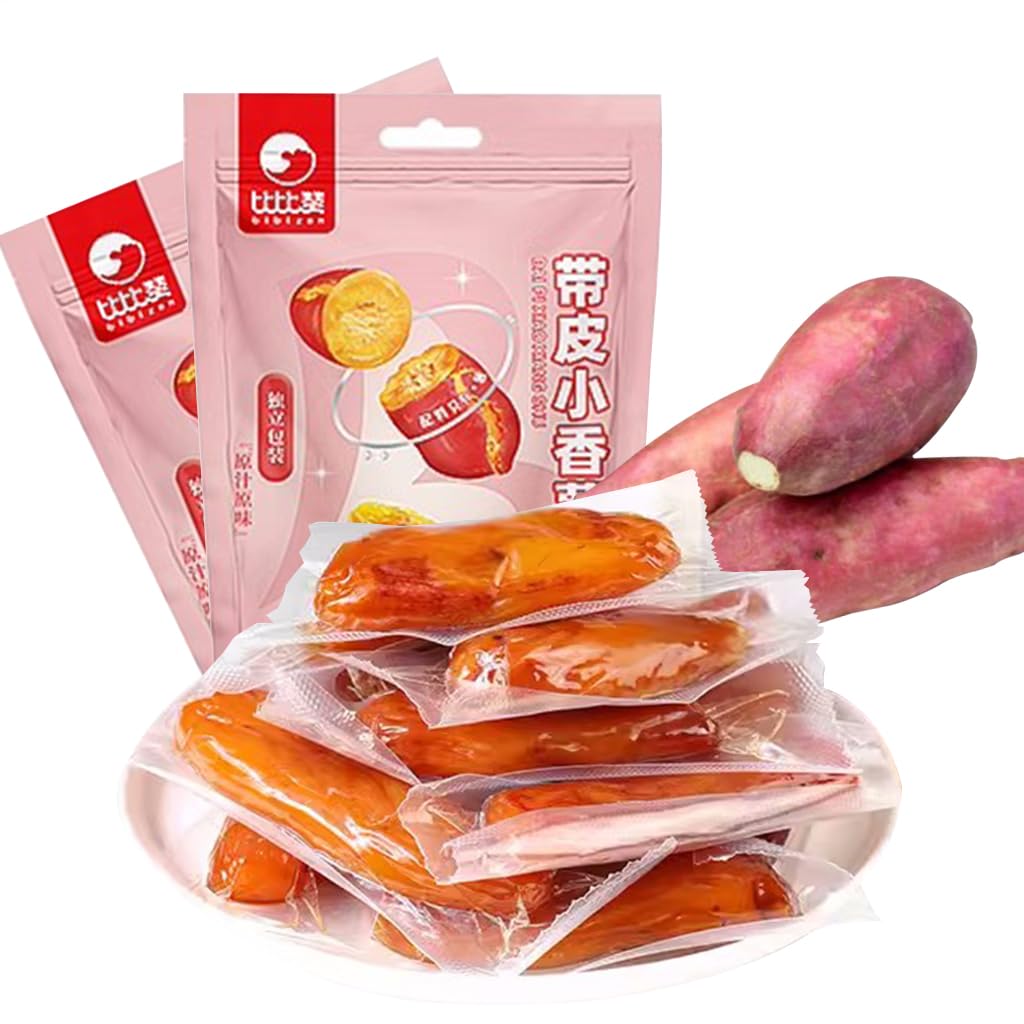 SXET2 Packs Dried Sweet Potato, Sweet and Chewy Sweet Potato Snack, No Add Sugar, Individual Package, 250g/8.8oz per Pack (about 6 per pack)