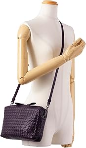 BOTTEGA VENETA 薄紫 編み込みレザー かごバッグ BOTTEGA VENETA 薄紫 編み込みレザー かごバッグ BOTTEGA VENETA 薄紫