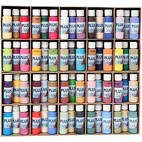 Peinture acrylique riche en pigments Plus Color séchage rapide finition mate 60 ml