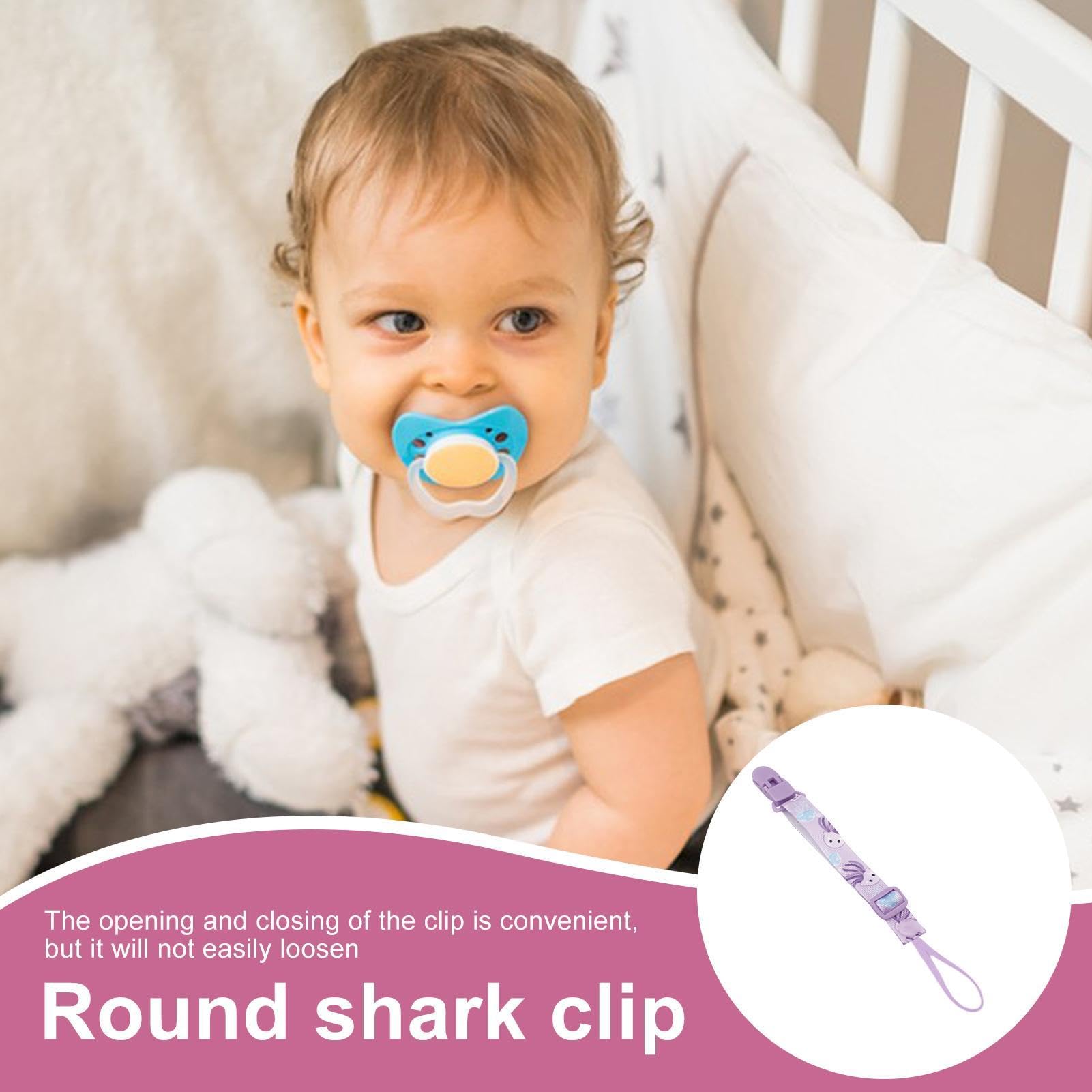 Pacifier Clip - Soother Holder with Silicone Beads | BPA Free, Adjustable Strap for Teethers, Pacifiers Toys, Safe Stylish Accessory for Adjustable and Versatile Strap — view 3
