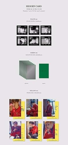 Miniatura 6 de K-POP ONEUS 1st Album DEVIL YELLOW Ver. 96p Photobook+16p Lyrics Book+2p Photocard+Lyrics+Hidden Card Sealed