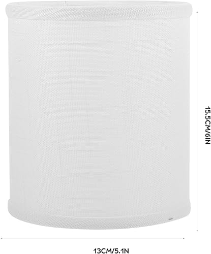 Miniatura 2 de Pantalla de lámpara de tambor s pantalla de lámpara para lámparas de mesa Simple Metal Shell blanco