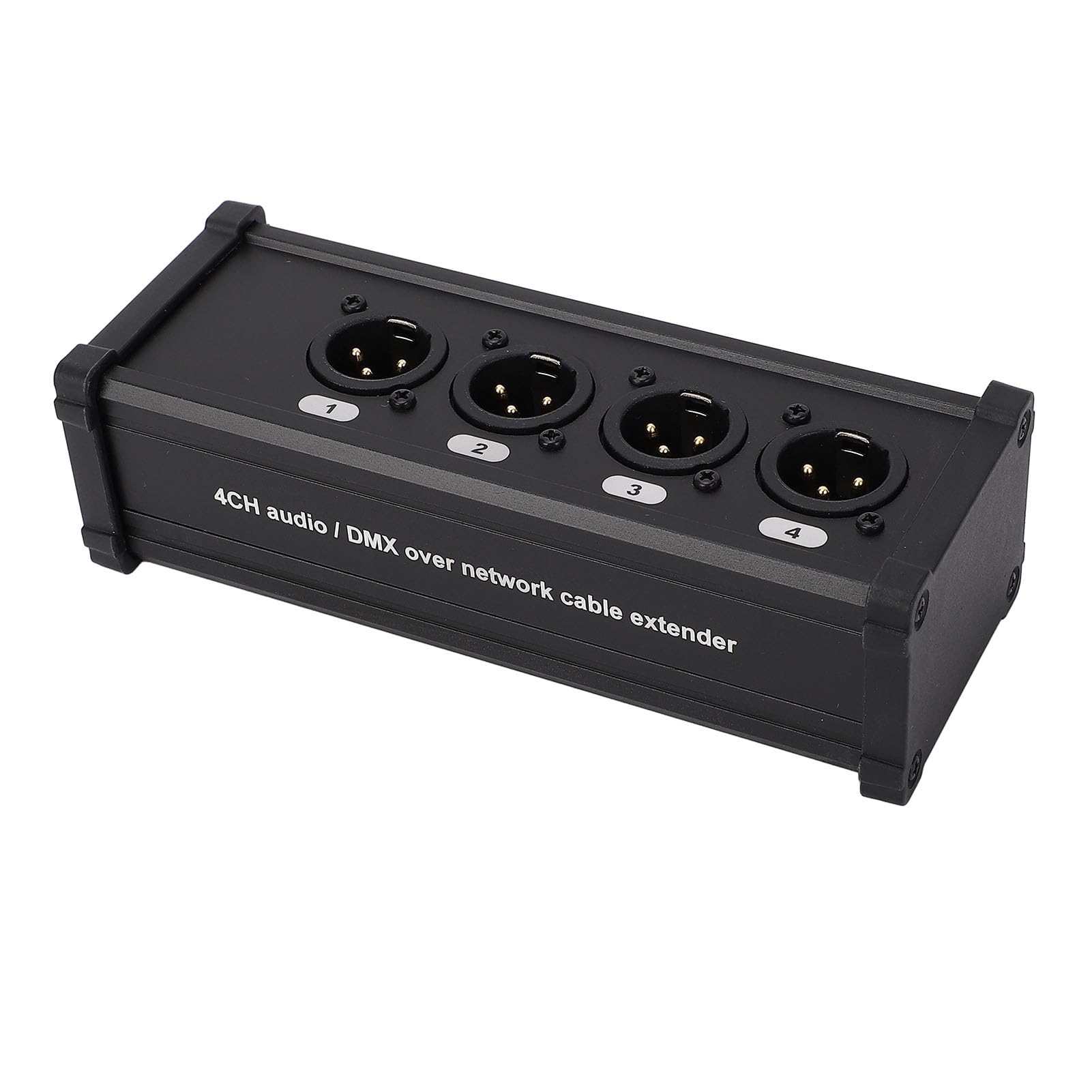 Breakout Cavo XLR a 4 Canali, Multi Extender per Trasmissione del Segnale Audio su RJ45 per la Registrazione Domestica in Studio Sul Palco