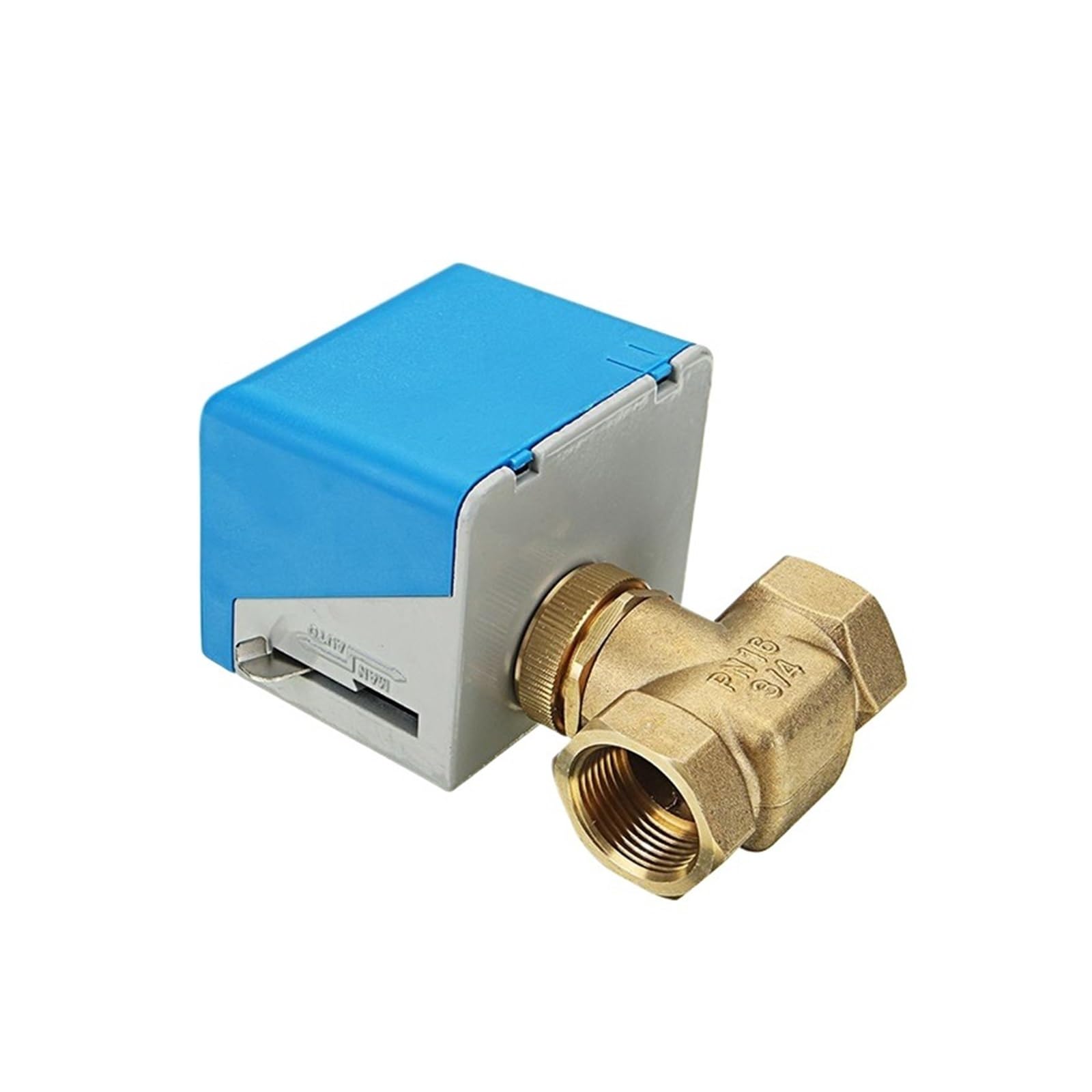 Válvula de Cierre Válvulas de Globo eléctricas motorizadas de latón, DN15 DN20 DN25, válvula de Cierre de Dos vías de 2 Cables CA 220 V(DN32,220VAC_3 Way)