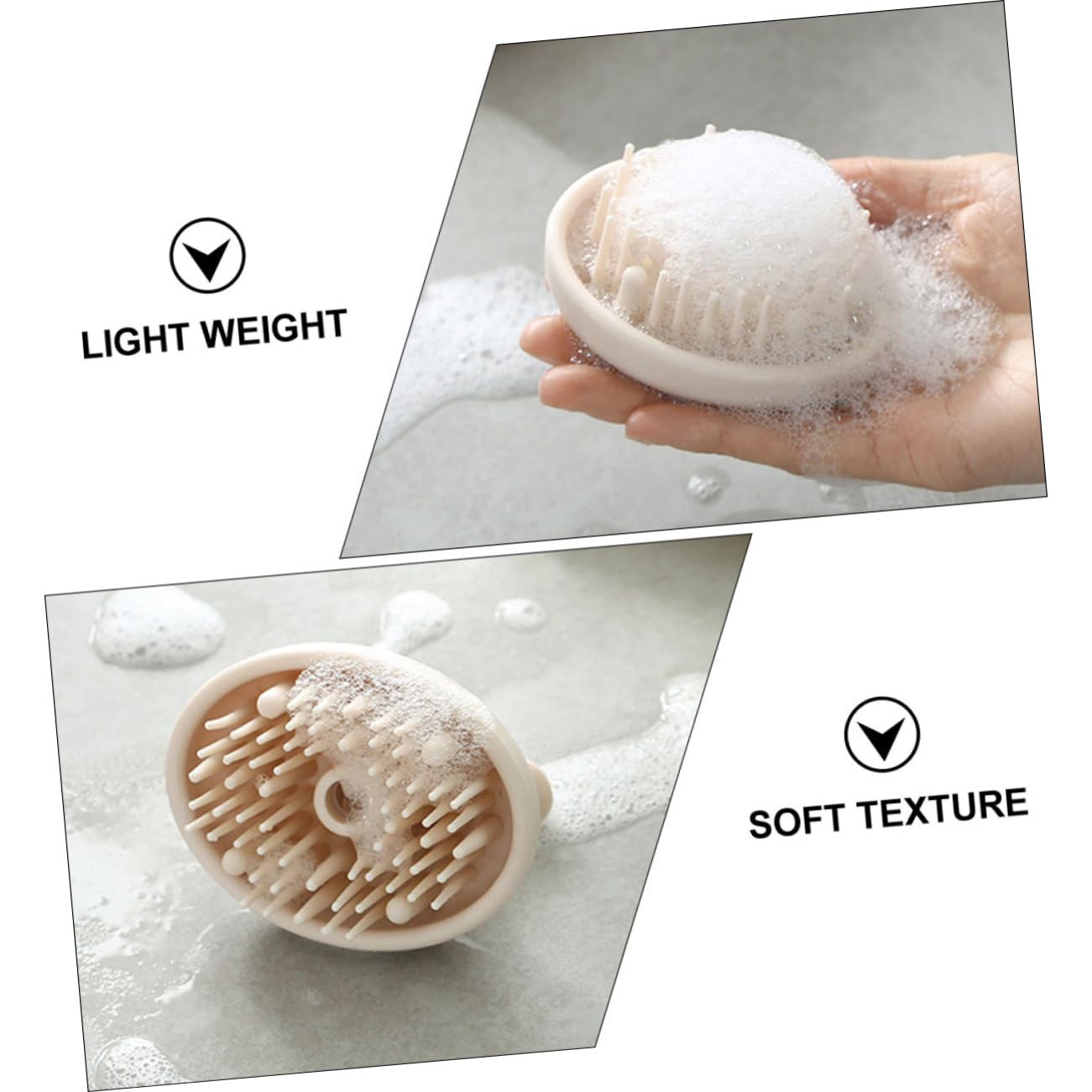 BESTYASH 2 Sätze Kopfhautmassager Bürsten Shampoo Bürsten Für Sanfte Kopfhautmassage Ergonomisches Design Langlebig Und Hautfreundlich 2 Stücke * 2