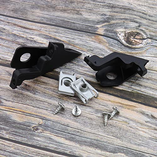 ECSiNG Auto Frontscheinwerfer Reparatur Set Scheinwerfer Halterung Clip mit Schraube mit Dichtung 6R0998225 6R0998226 Kompatibel mit Polo 2009-2017