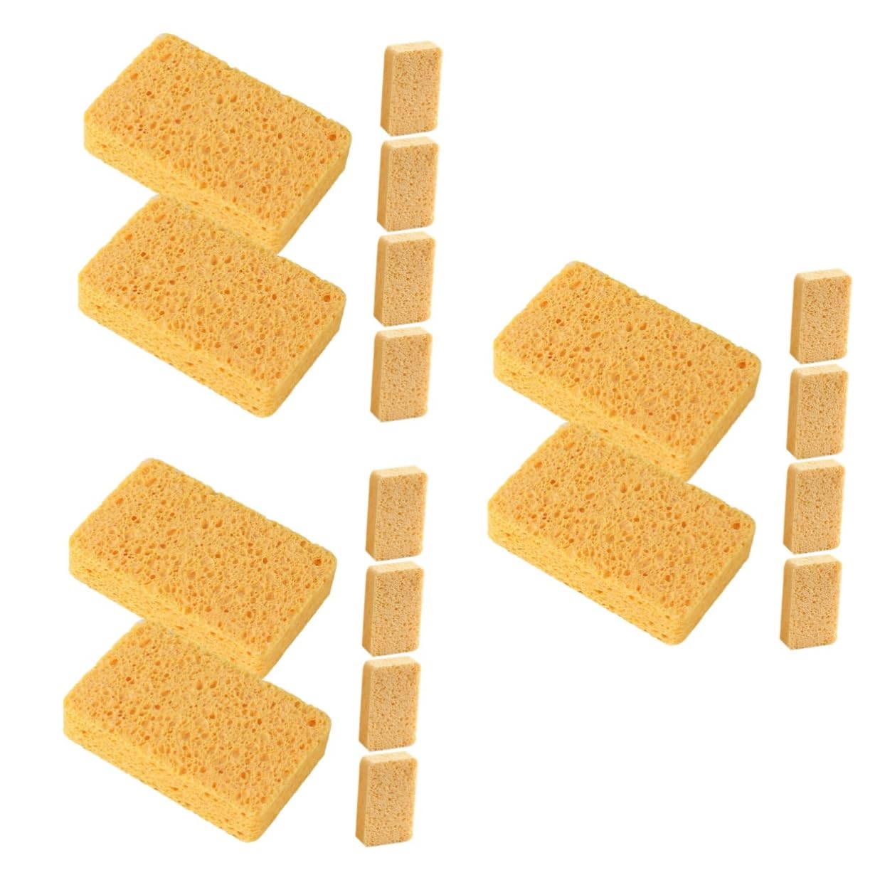 Cabilock 18piezas Esponjas De Limpieza para Cocina Esponjas Multiusos para Lavar Platos Fregaderos y Utensilios Material Resistente y Duradero para Uso Diario Hogar