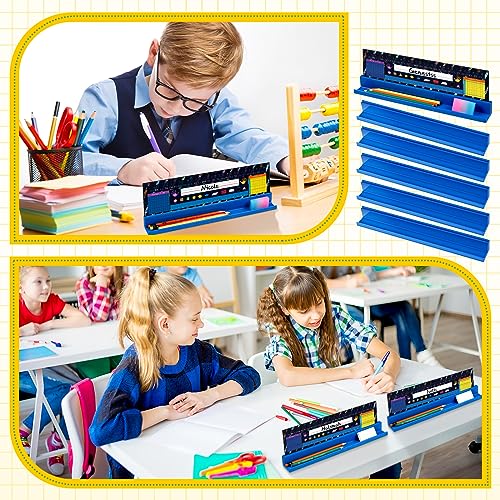 Image of PerKoop 5 Pcs Classroom Desk Name Plates Holder Set