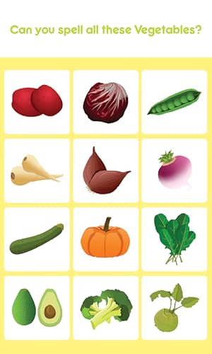 Kids Spell & Learn-Vegetables - Free
