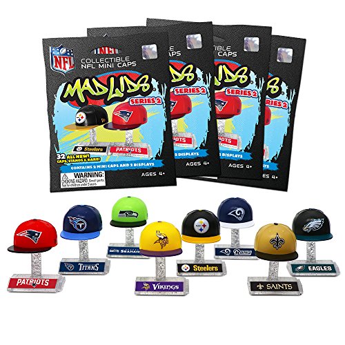 Party Animal Mad Lids - NFL Series 2 - BLIND PACKS (4 Pack Lot)