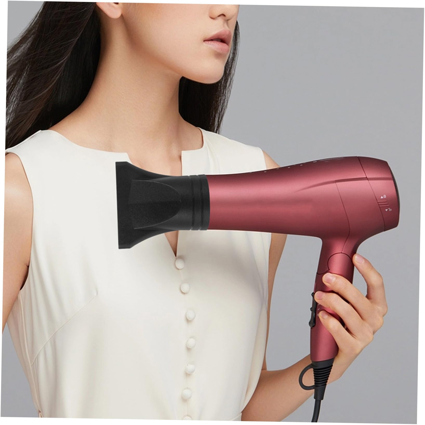 GALPADA 4 piezas Boquillas para Secador de Pelo Negras Accesorios Concentradores Estrechos Resistentes al Calor Repuestos Compatibles con Práctica Herramienta para Peinados Rápidos y