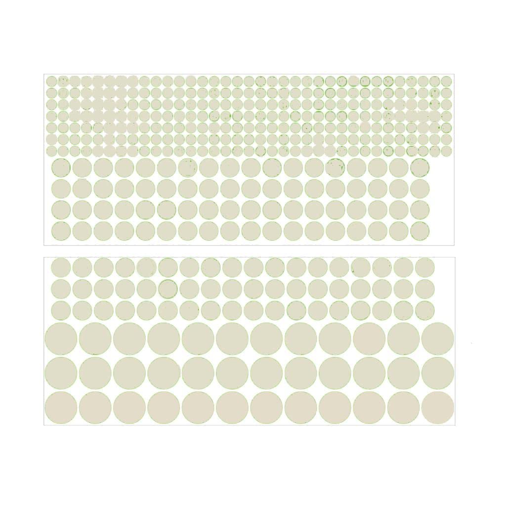 SKKWJEGE Glow in the Dark Stars - Bright Glow Sticker #Blue 407 Dot