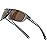 ATTCL Polarized Sunglasses Men for Fishing: UV Protection Lightweight TR90 Sports Wrap Sun Glasses Driving Golf Cycling Running 5001 Touqianhui-Brown