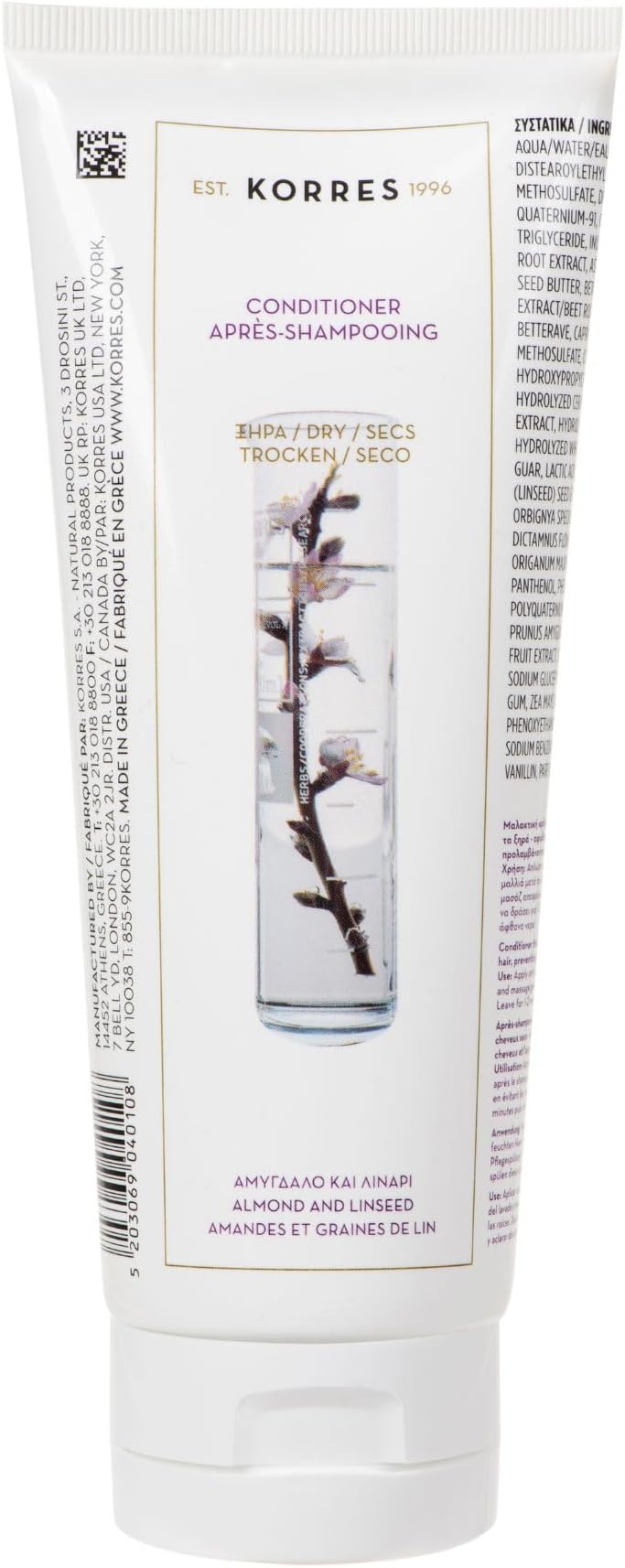 Conditioner Almond and Linseed for Dry/Damaged Hair 200 ml