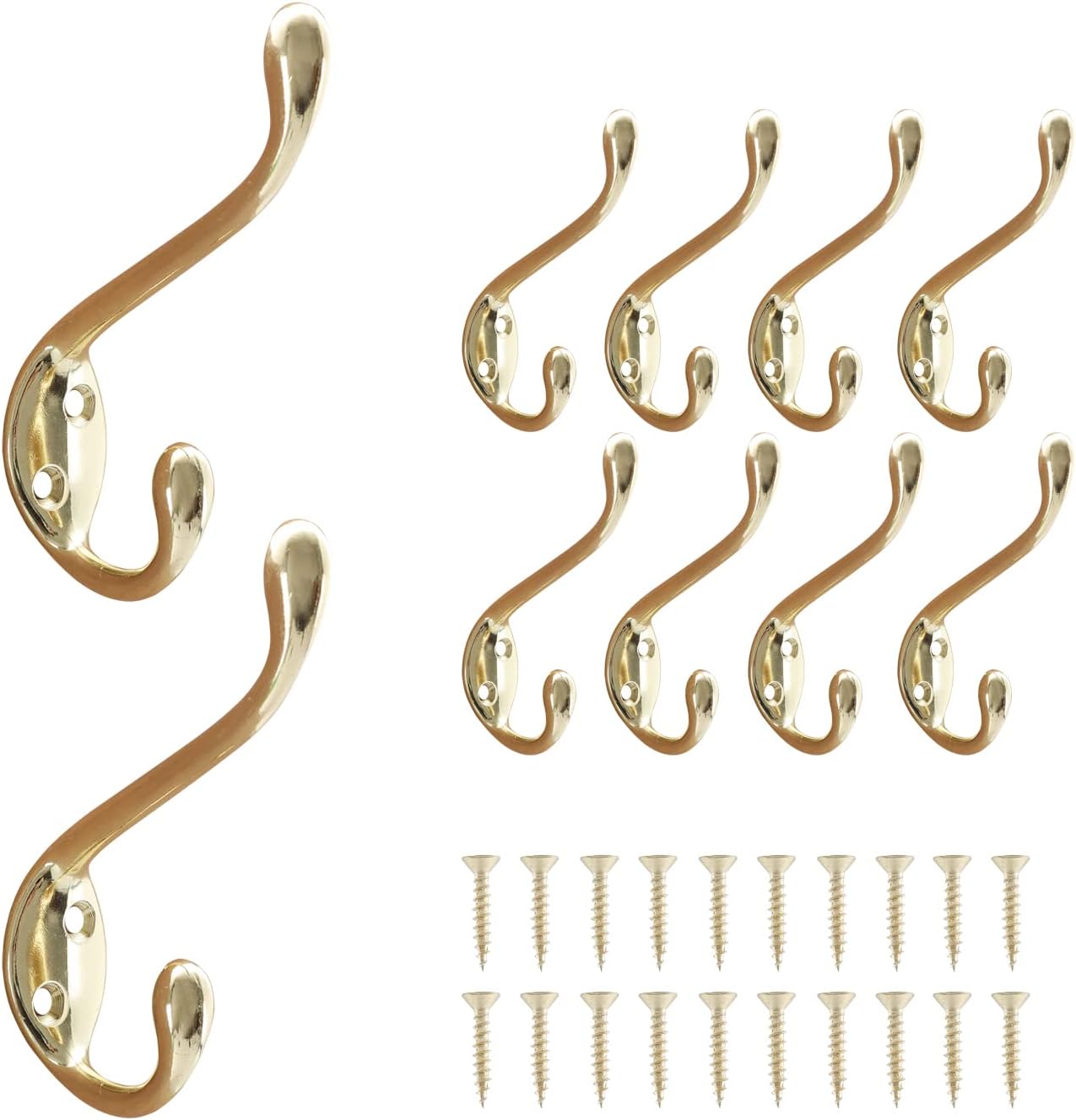 HOME MASTER HARDWARE 10 Pieces Heavy Duty Garment Coat Hat