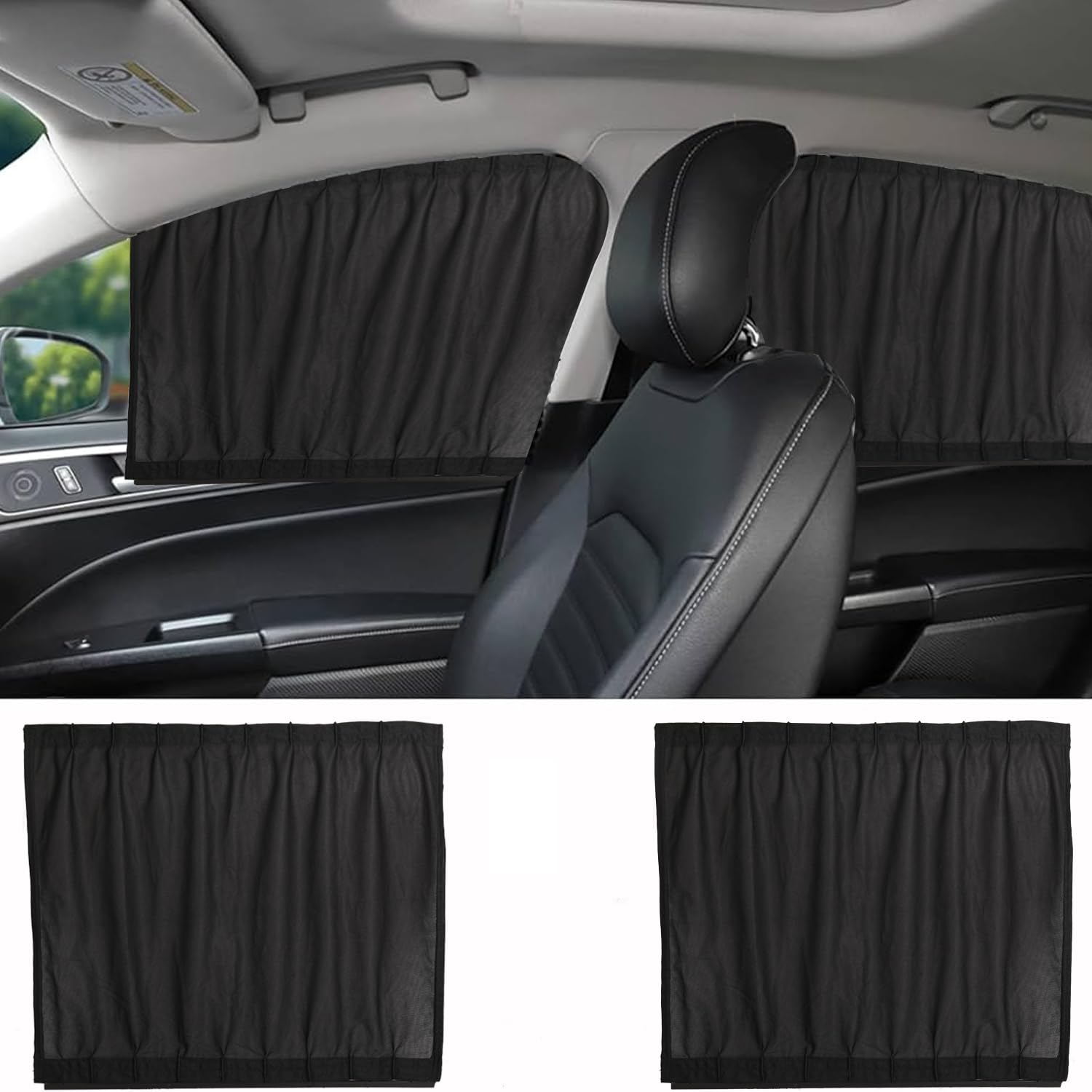 Allextreme Beauty Figure Car Curtain for Window Heat Sunshade Protection Windshield Visor Automobile Privacy Curtain for Cooling Vehicle Screen Interior Shade (50cm)