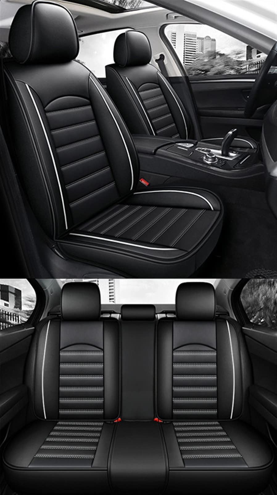 JTWMTY Car Seat Cushion Covers For MITSUBISHI Outlander ASX Eclipse Cross Lancer Pajero Sport V93 Zinger Galant Triton protectors