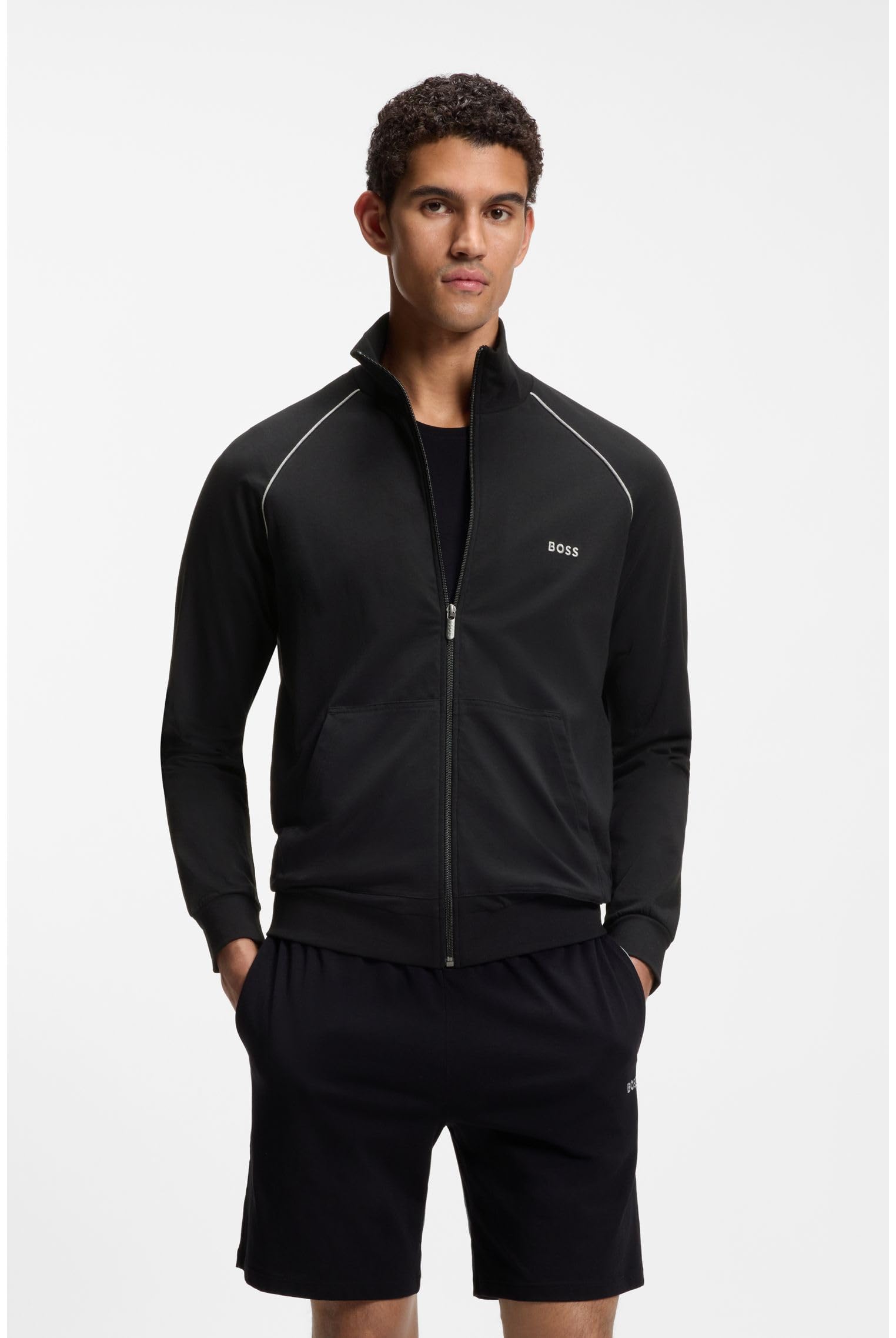BOSS Herren Mix&match Jacket Z Loungewear Jacket (1er Pack)