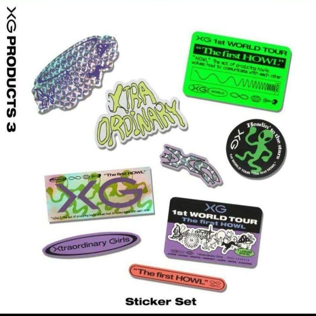 XG グローバルパッケージ　ステッカー7枚 Amazon.co.jp: XG ステッカー ALPHAZ 日本限定 sticker XGALAX