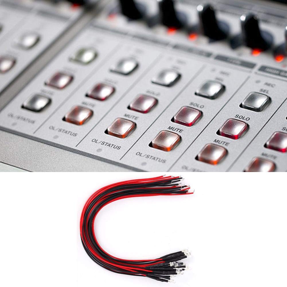 50 LED Precablati 3mm Luce Bianca Calda - Per Decorazioni Fai Da Te, Modellini E Circuiti, Funzionano A 5-12V - Foto 10