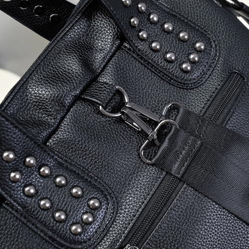 Sac à main œil unique et rivets pour vos sorties urbaines