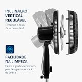 MONDIAL Ventilador de Coluna 40cm Turbo, Preto/Prata, 140W, 220V - NVT-40C-8P-B — imagem 4