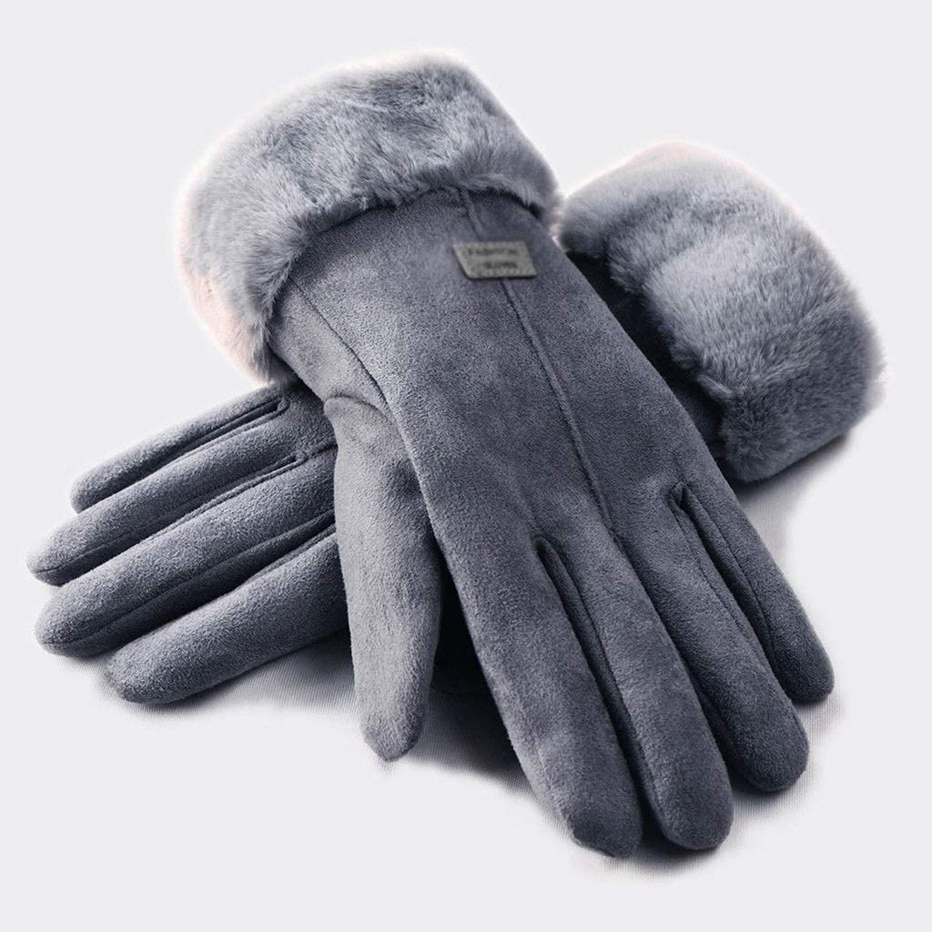 Rękawiczki, Damskie Zimowe Rękawiczki Damskie Dziewczęce Outdoor Heat Full Finger Lined Driving Wszystkie Urządzenia Z Ekranem Dotykowym Pozostają Sprawne W Zimnym Roku,a