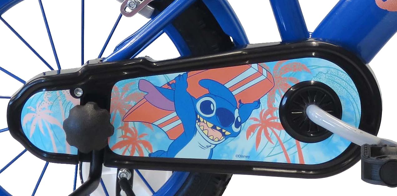 albri 14 Pollici, Bicicletta Stitch Bambino, Blu
