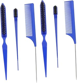 FOMIYES 2 Conjuntos De Escovas Conjunto De Pente Pente Provocante Pente De Cabelo Masculino Pente De Estilo Pente De Cauda Para Cabelo Preto Conjunto De Pente Para Cabelo Preto Pente De