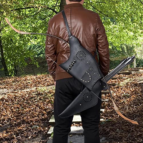 Archery Bow Bag - Pu Leather Archery Bow Case,Recurve Bow Bag Traditional Longbow Bag Backpack For Outdoor Target Practice Proidl #TOP1