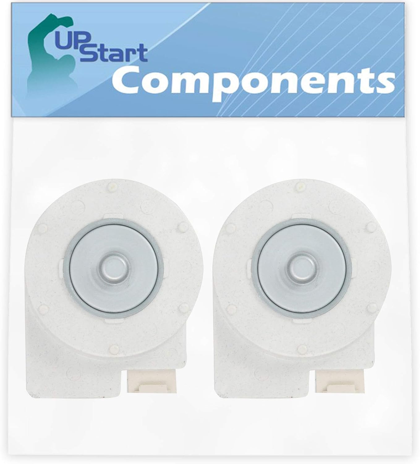 2-Pack DA31-00146E Evaporator Fan Motor Replacement for Samsung RFG238AARS/XAA (0002) Refrigerator - Compatible with DA31-00146E Fan Motor - UpStart Components Brand