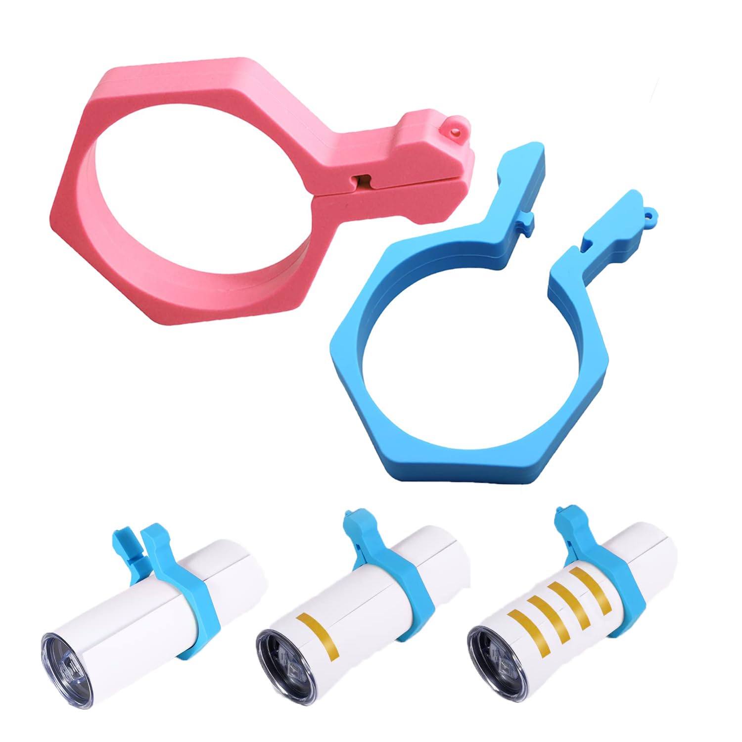 2 Pcs Sublimation Glass Pinch Perfect Tool for 20 oz Sublimation Blank Straight Tumblers, Premium Tool Holder for Paper and Glass Transfers